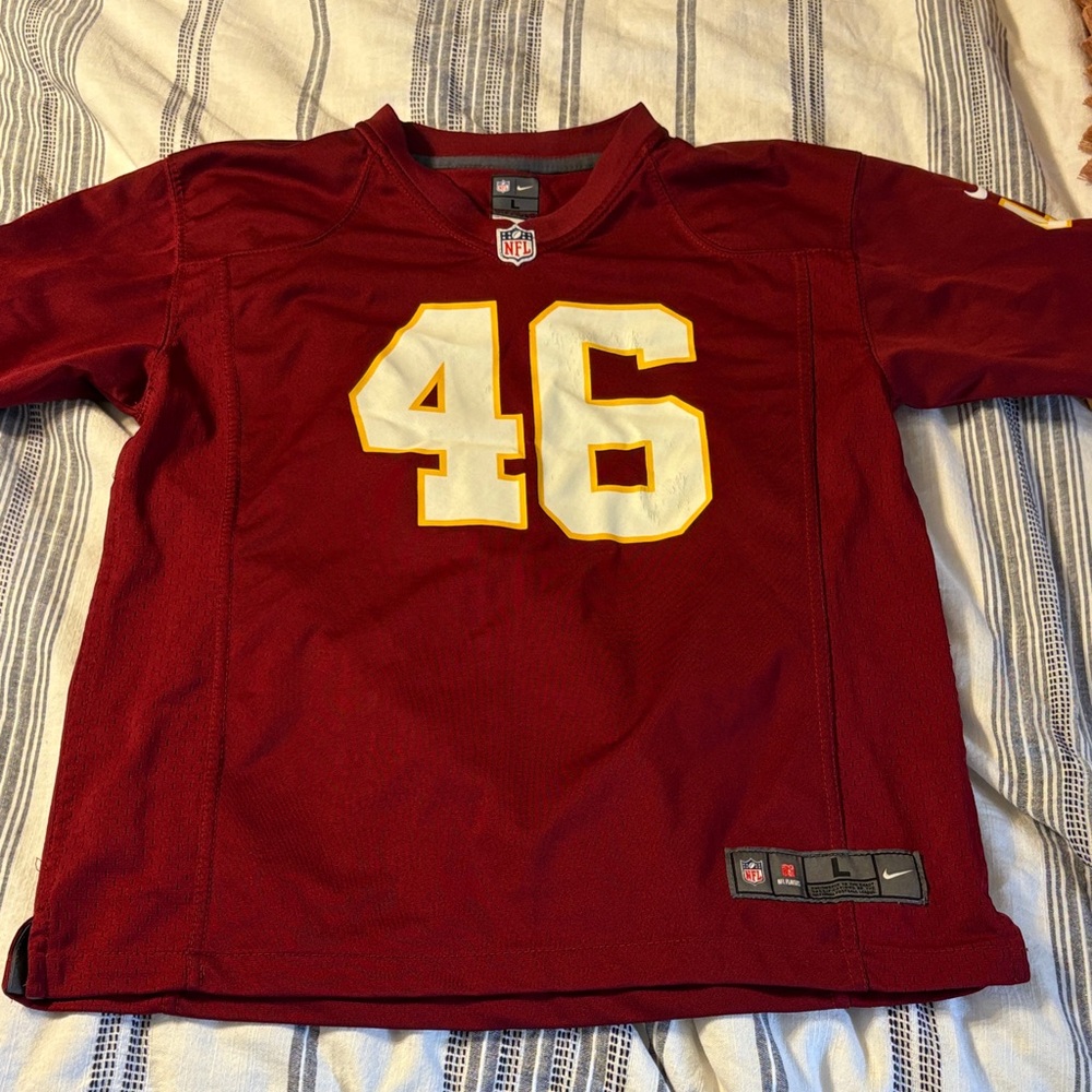 Nike Kids Maroon and White Sports Jersey